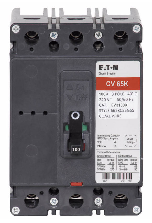 CV3100X - Eaton - Molded Case Circuit Breaker