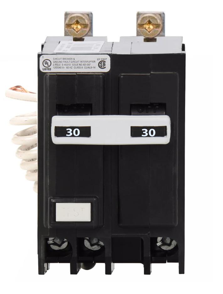 QBGFT2030 - Eaton - 30 Amp GFCI Circuit Breaker