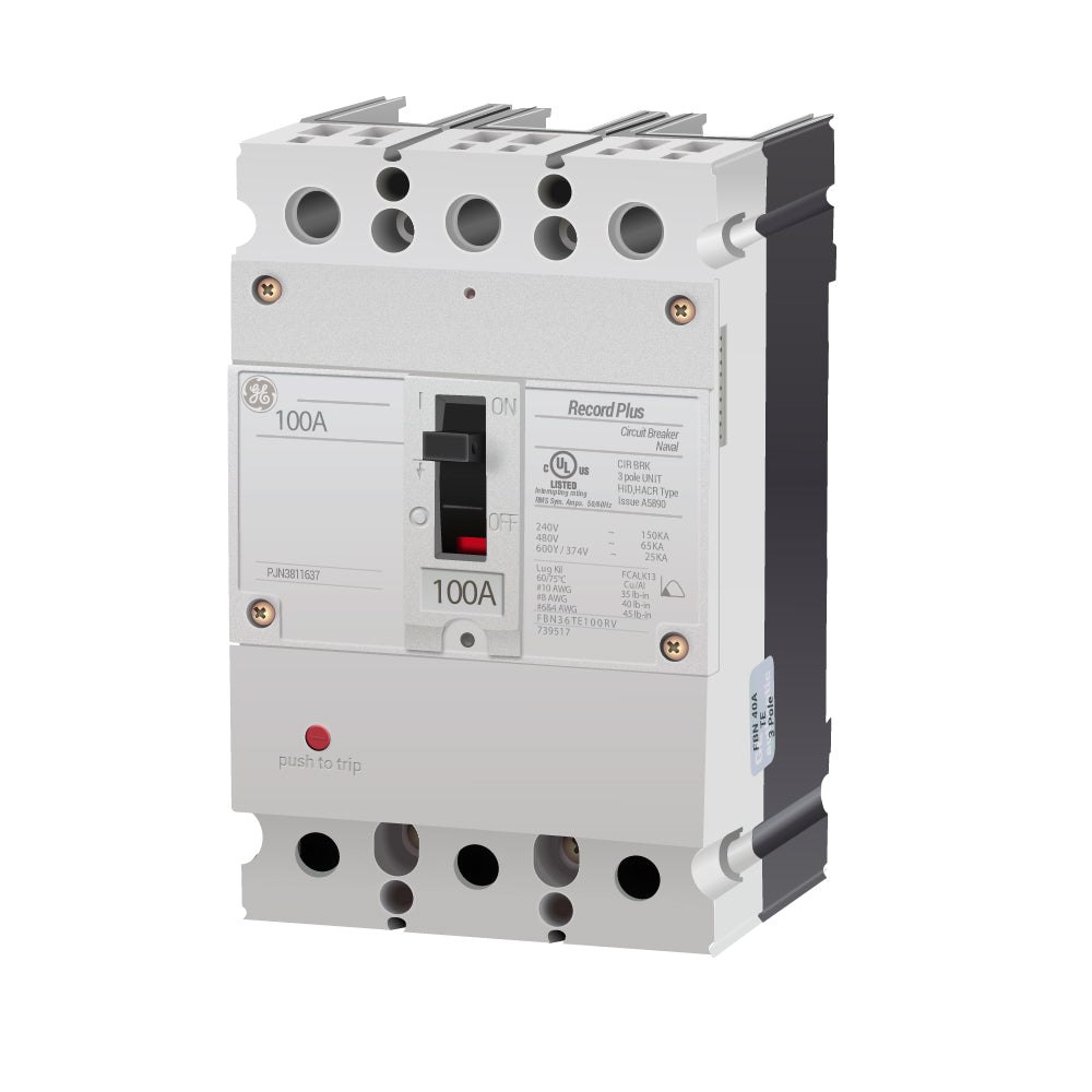 FBN36TE100RV - GE - Molded Case Circuit Breaker