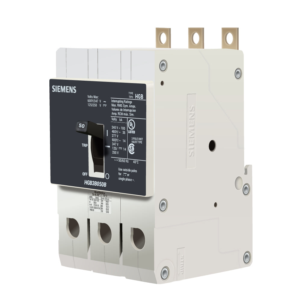 HGB3B050B - Siemens - Molded Case Circuit Breaker