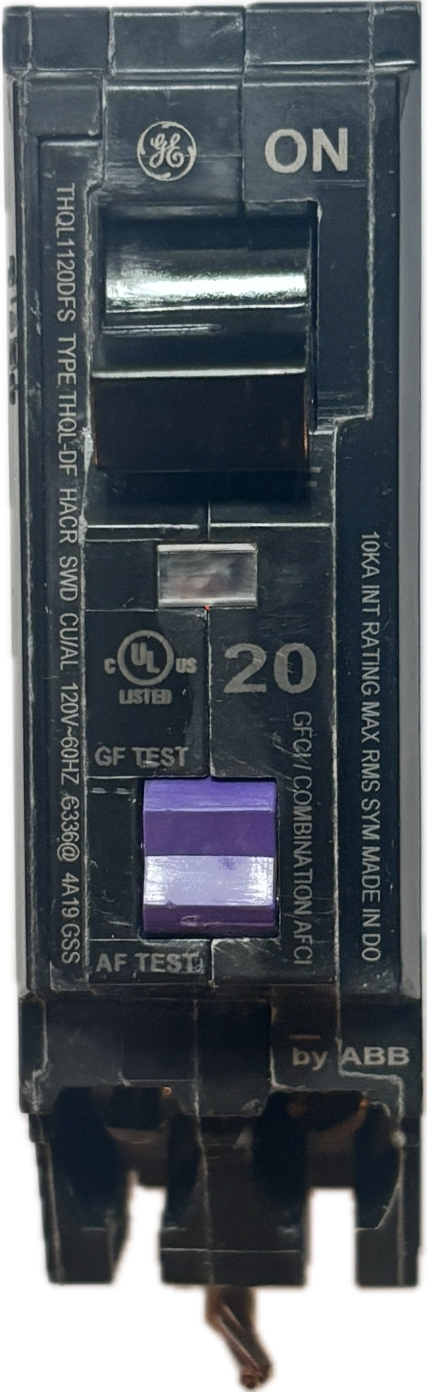 THQL1120DFS - GE - 20 Amp Dual Function Circuit Breaker