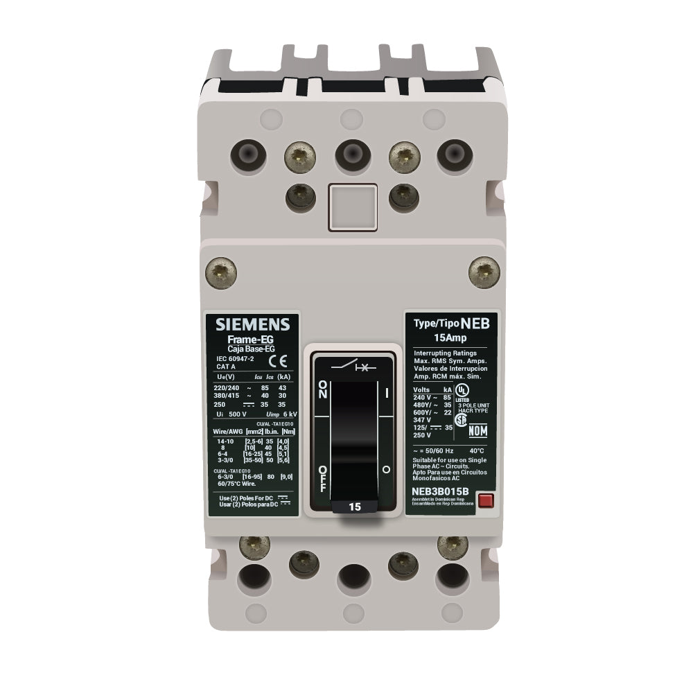 NEB3B015B - Siemens - Molded Case Circuit Breaker