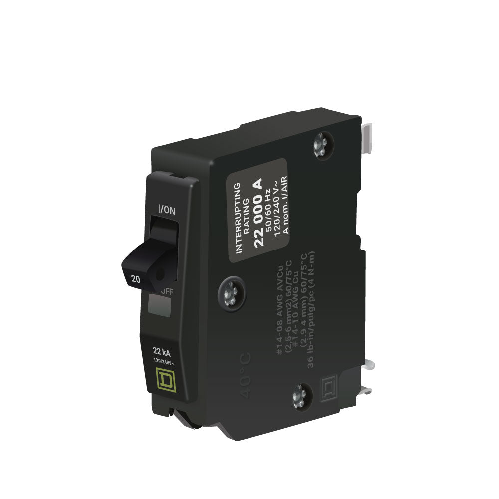 QO120VH - Square D - 20 Amp Molded Case Circuit Breaker