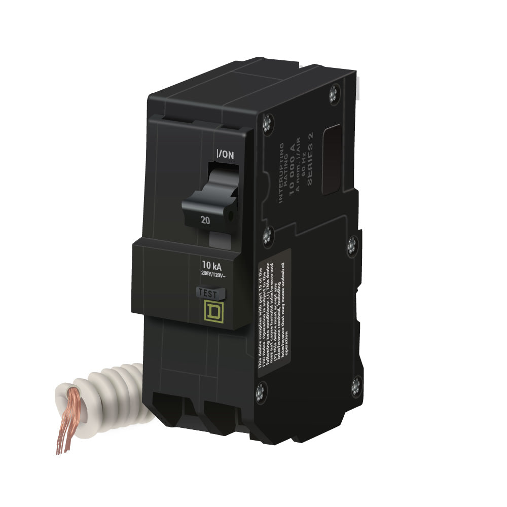 QO220EPD - Square D - 20 Amp GFEP Circuit Breaker