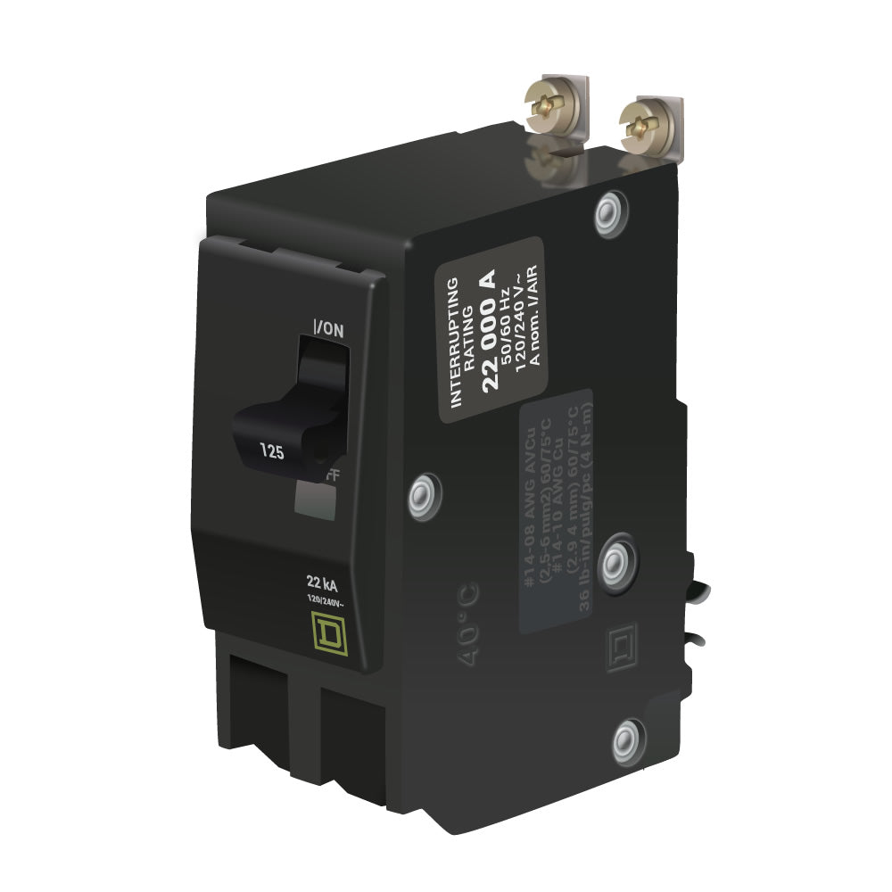 QOB2125VH - Square D - 125 Amp 22kA Circuit Breaker