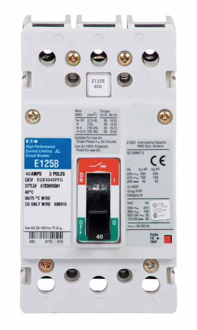 EGB3040FFG - Eaton - Molded Case Circuit Breaker