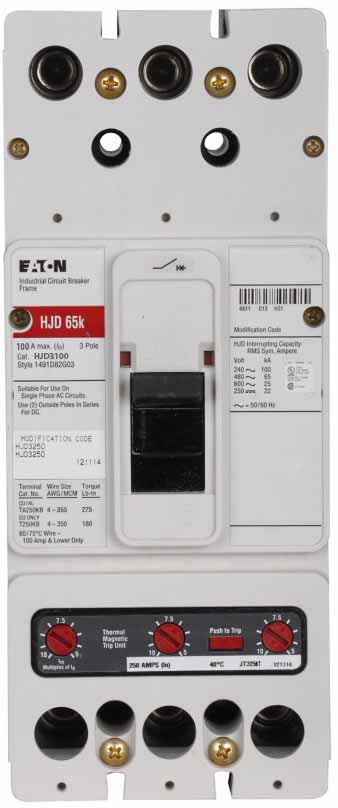 HJD3100L - Eaton - Molded Case Circuit Breaker