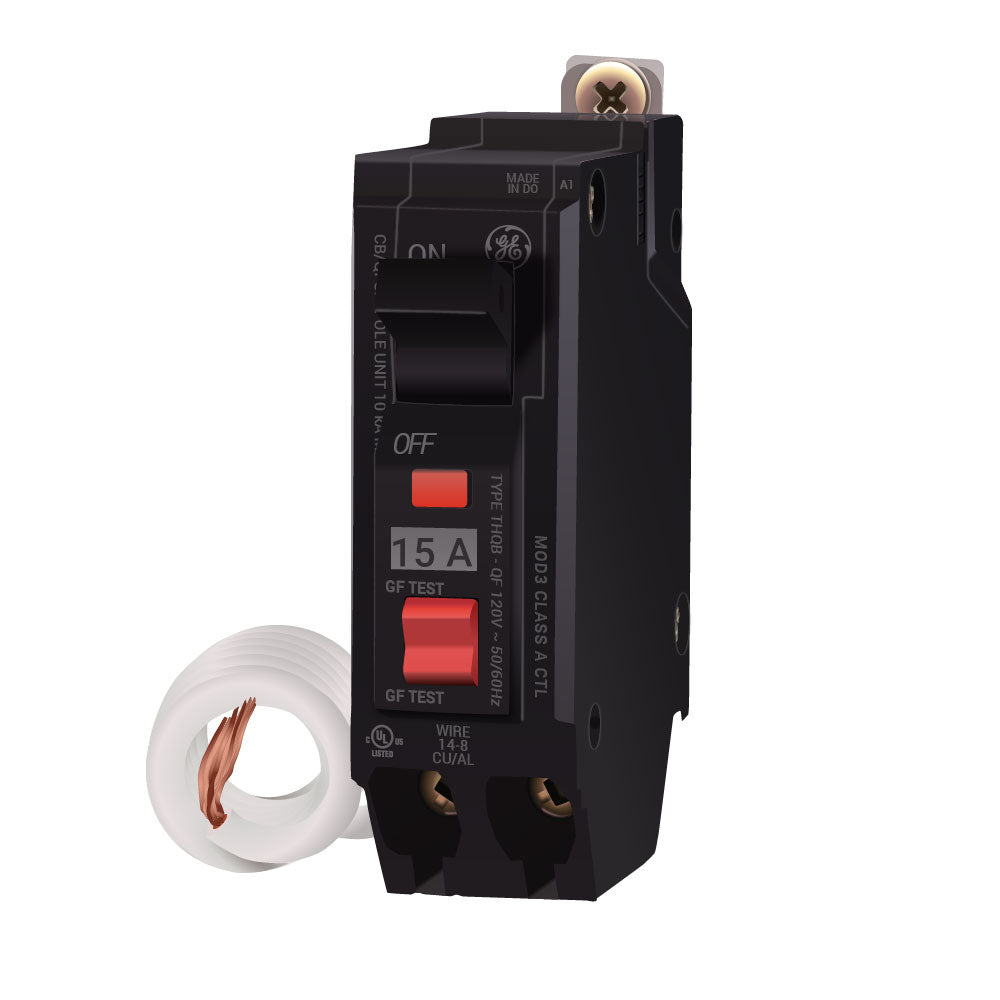 THQB1115GFT - GE - 15 Amp GFCI Circuit Breaker