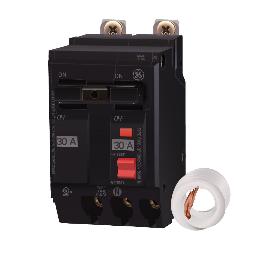 THQB2130GFT - GE - 30 Amp GFCI Circuit Breaker