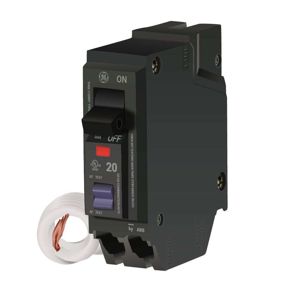 THQL1120DF - GE - 20 Amp Dual Function Circuit Breaker