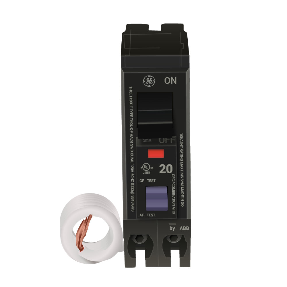 THQL1120DF - GE - 20 Amp Dual Function Circuit Breaker