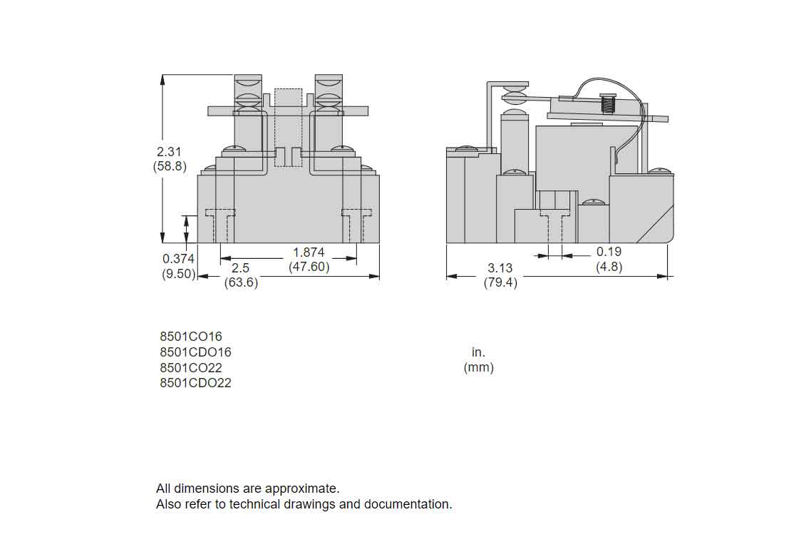 8501CO16V20 - Square D - Motor Control Part And Accessory