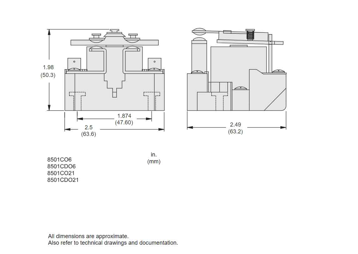 8501CO6V14 - Square D - Motor Control Part And Accessory