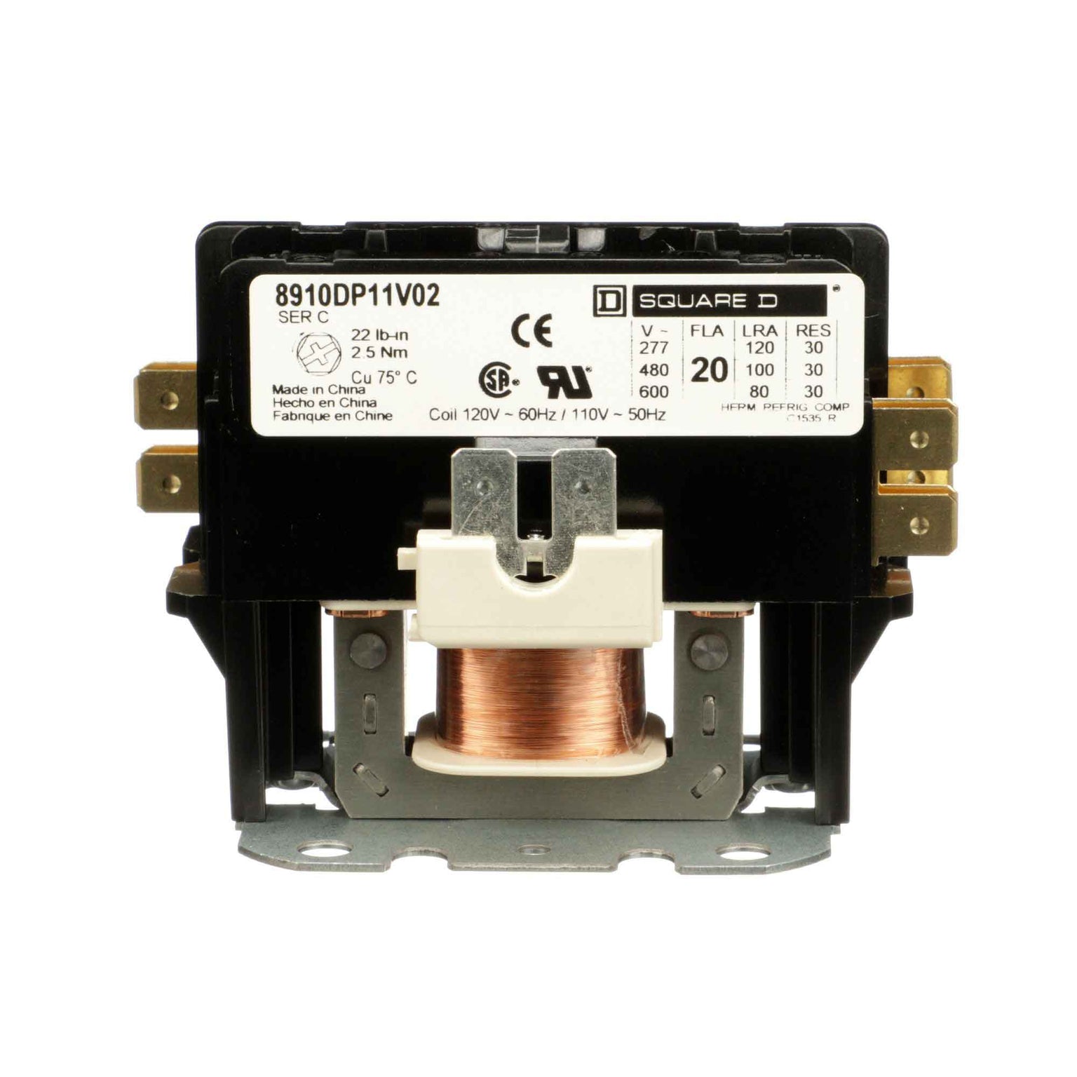 8910DP11V02 - Square D - Definite Purpose Contactor