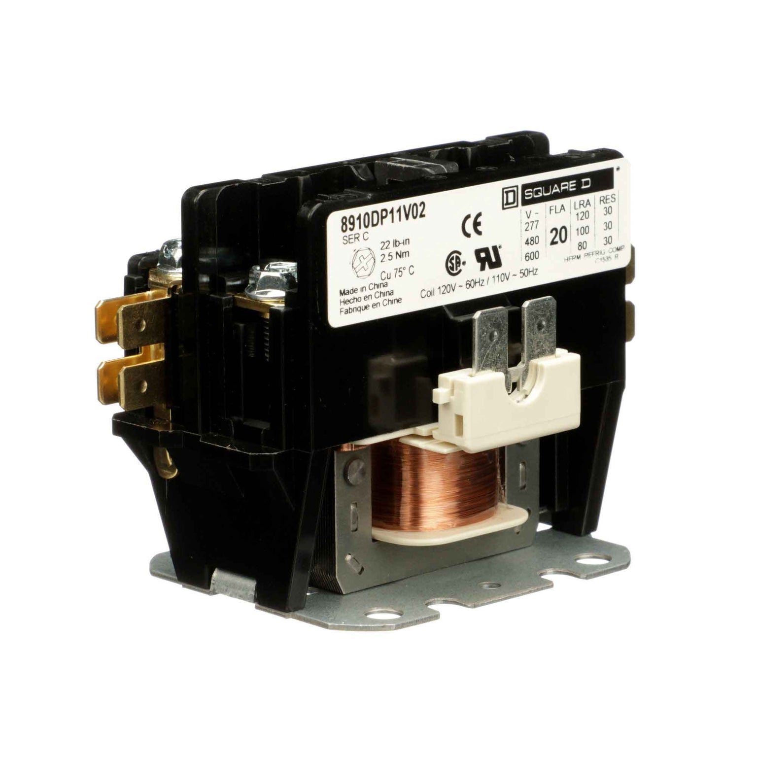 8910DP11V02 - Square D - Definite Purpose Contactor