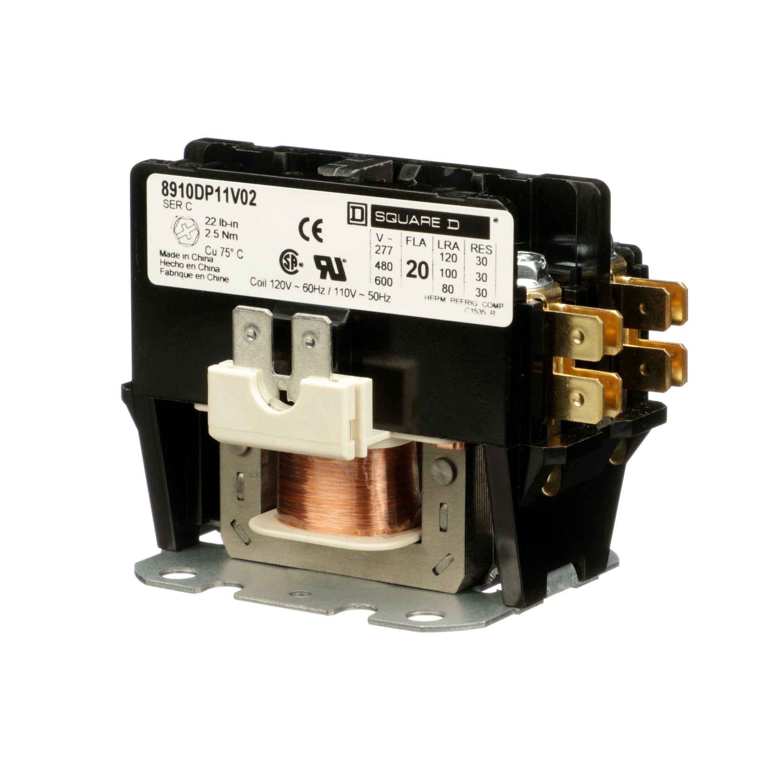 8910DP11V02 - Square D - Definite Purpose Contactor