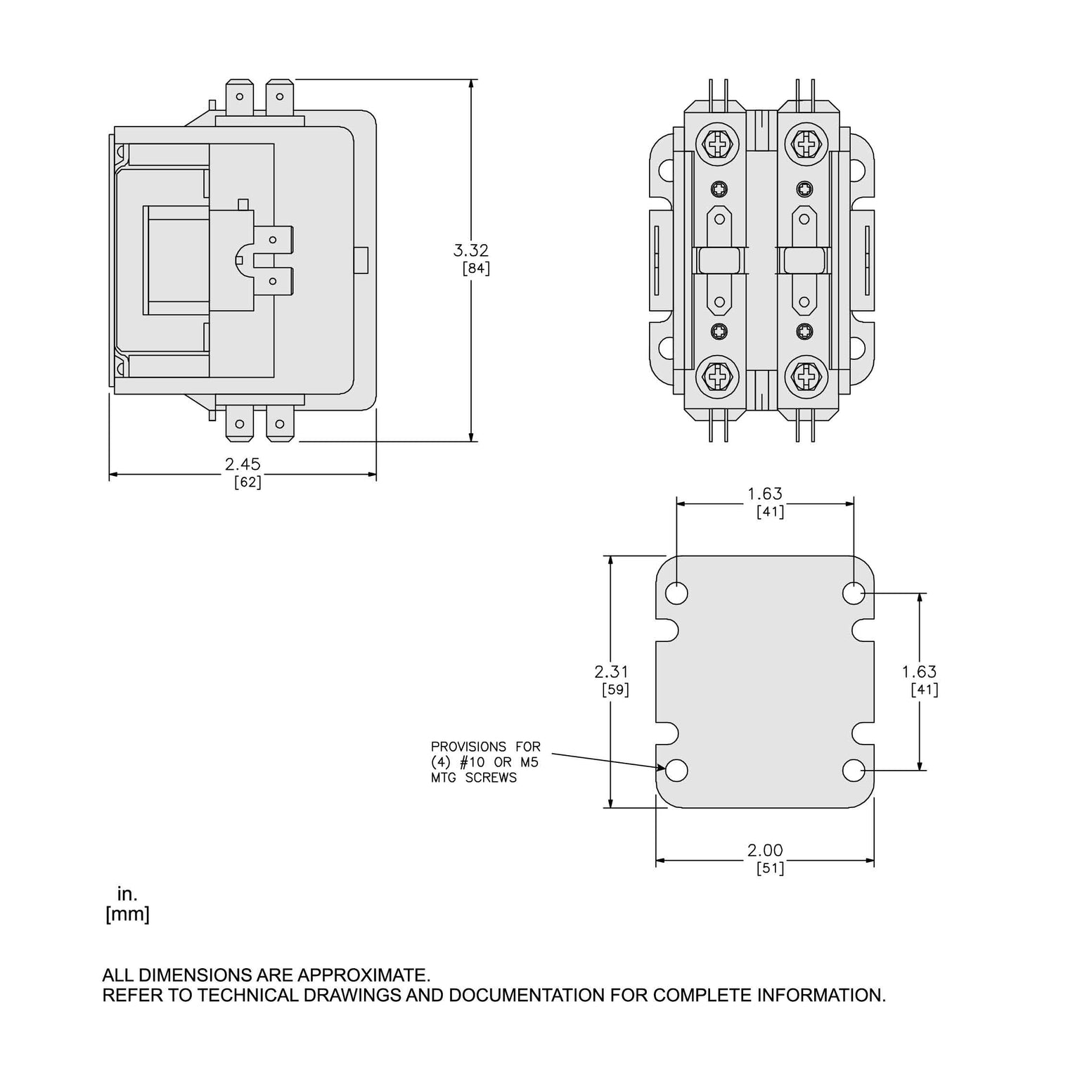 8910DP12V06 - Square D - Definite Purpose Contactor