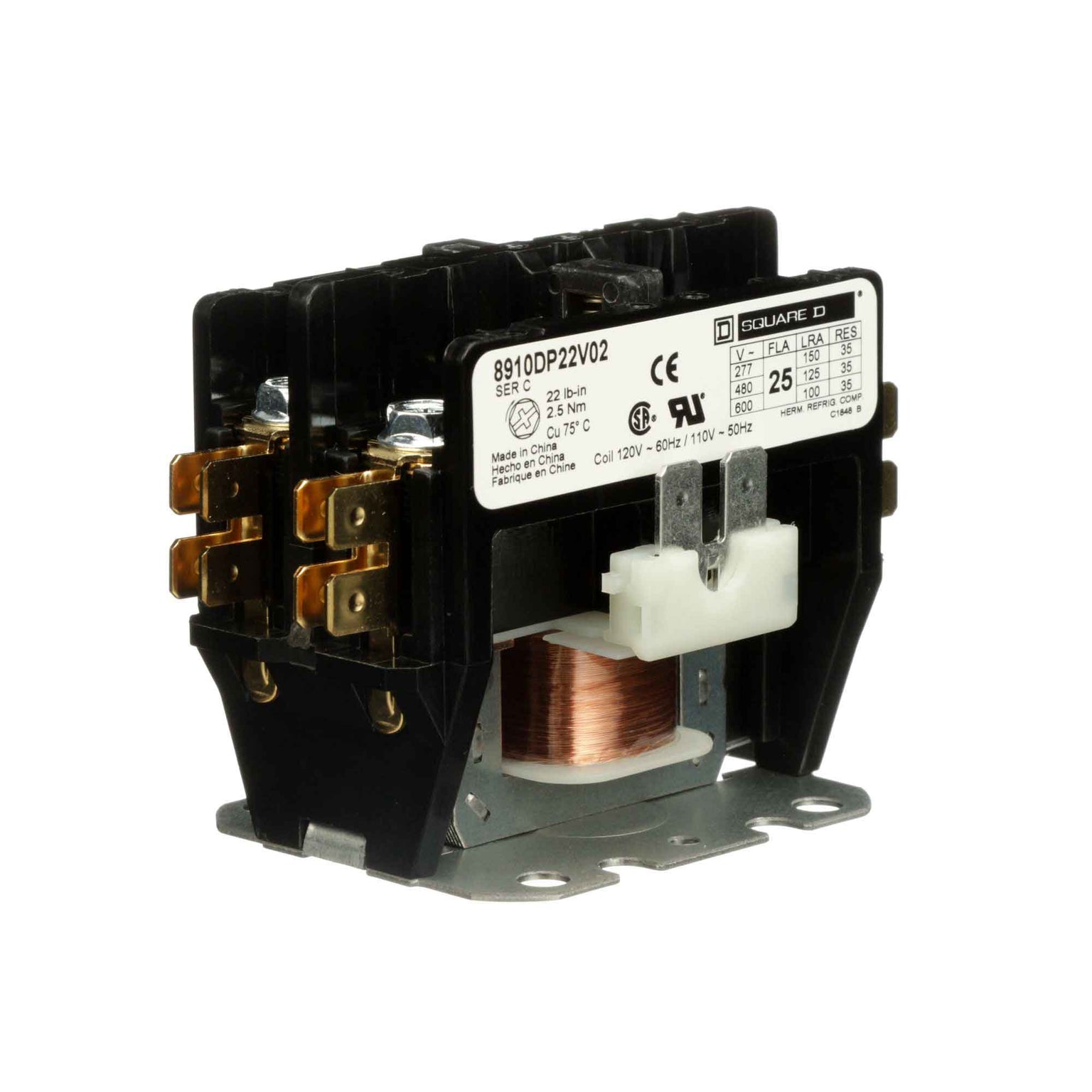 8910DP22V02 - Square D - Definite Purpose Contactor