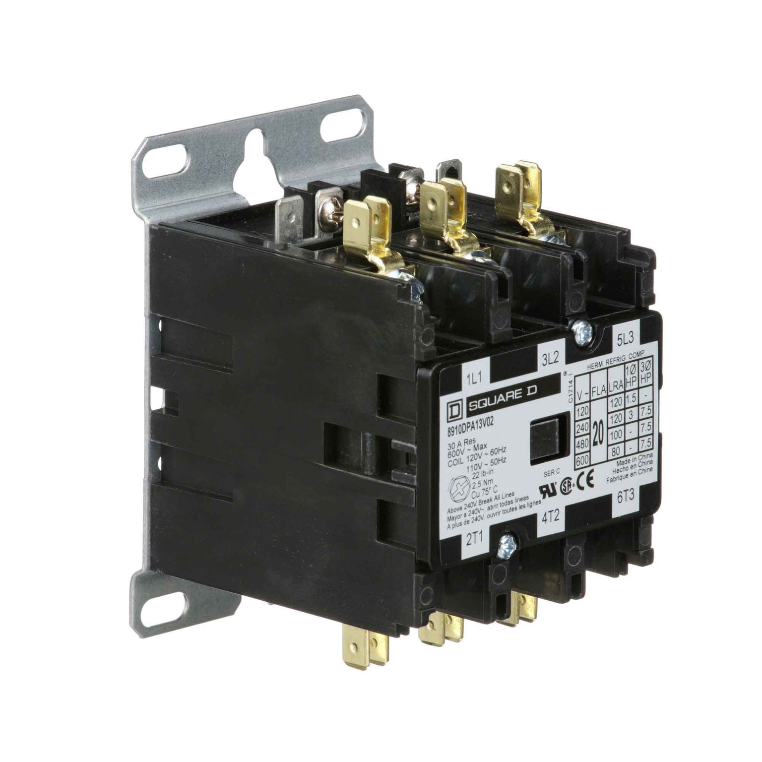 8910DPA13V02 - Square D - Definite Purpose Contactor