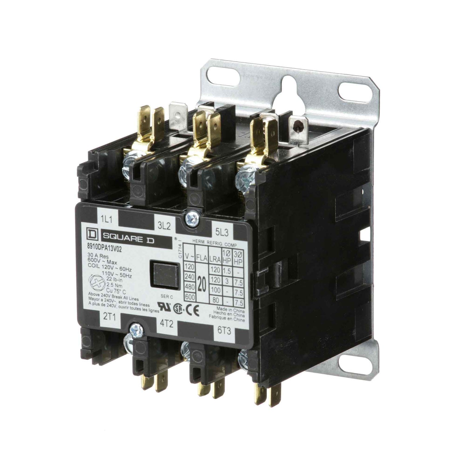 8910DPA13V02 - Square D - Definite Purpose Contactor