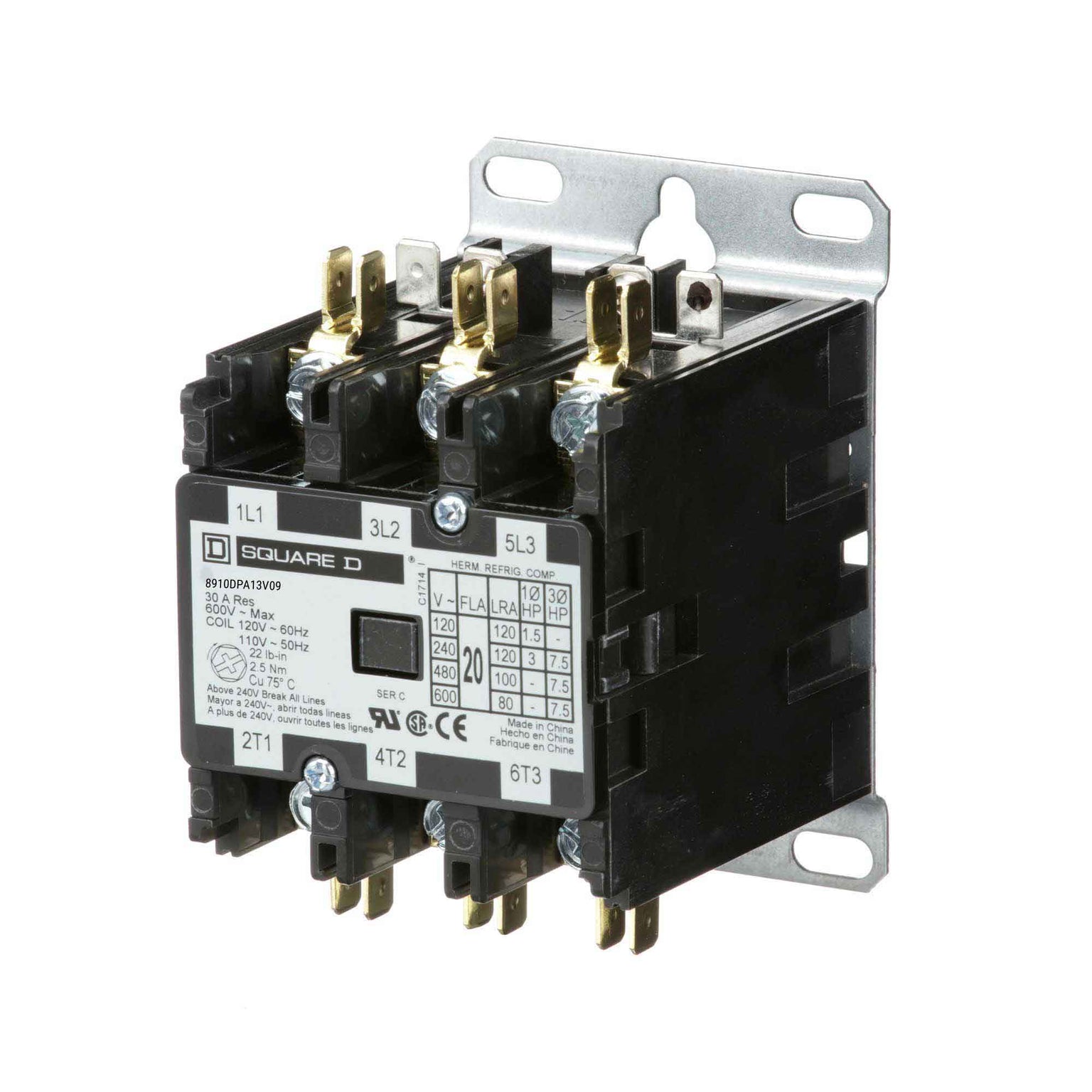 8910DPA13V09 - Square D - Definite Purpose Contactor