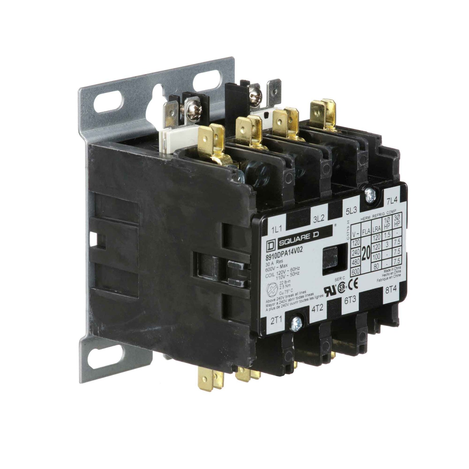 8910DPA14V02 - Square D - Definite Purpose Contactor