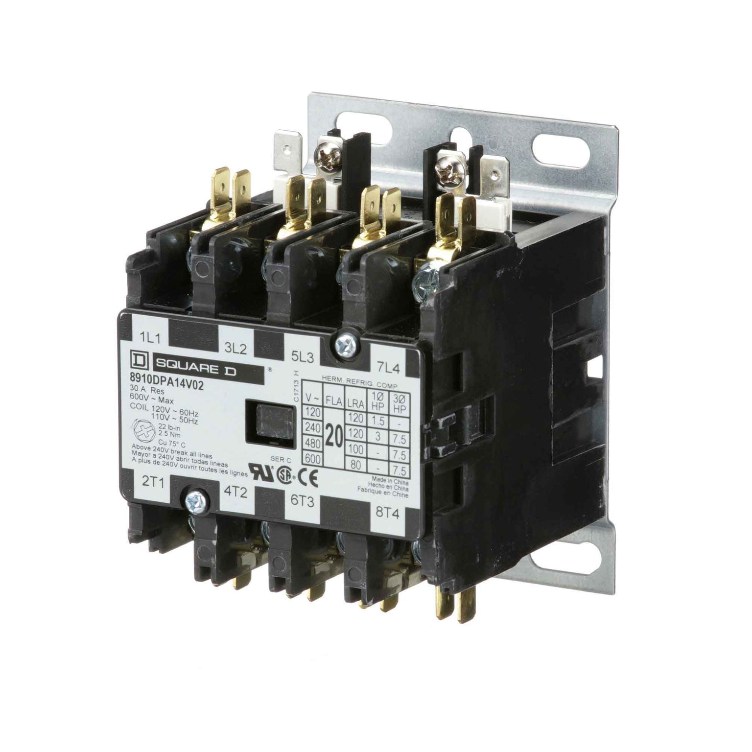 8910DPA14V02 - Square D - Definite Purpose Contactor