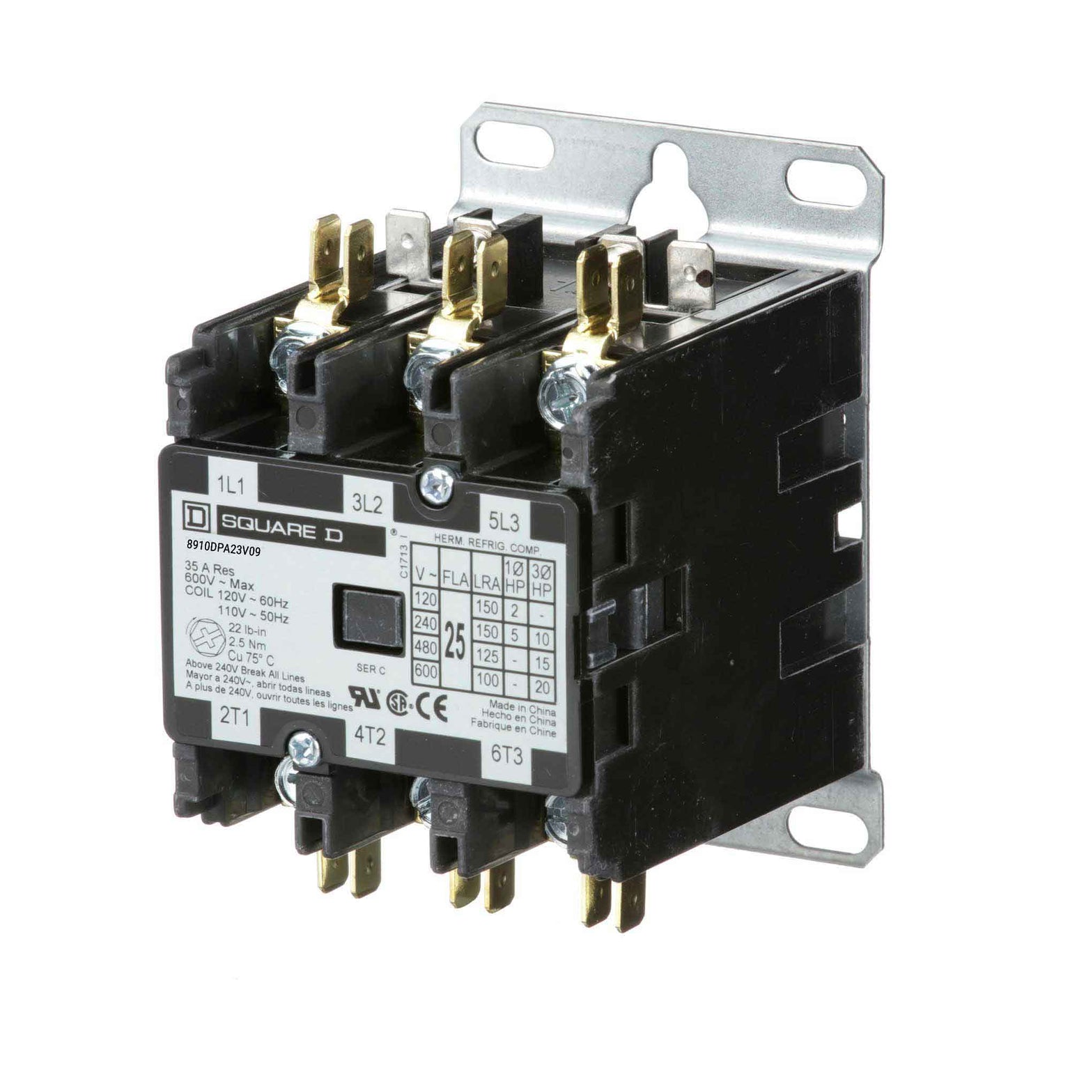 8910DPA23V09 - Square D - Definite Purpose Contactor