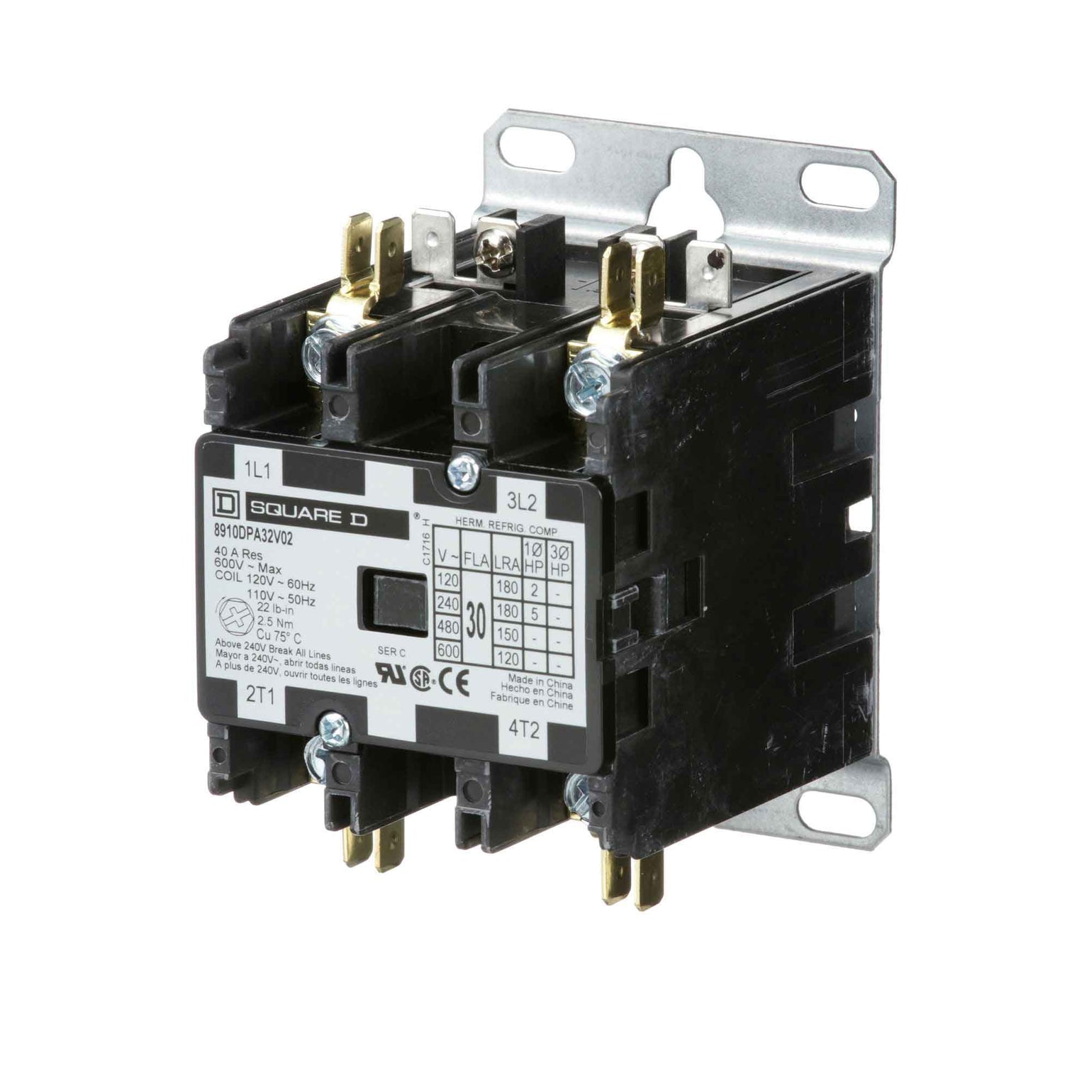 8910DPA32V02 - Square D - Definite Purpose Contactor