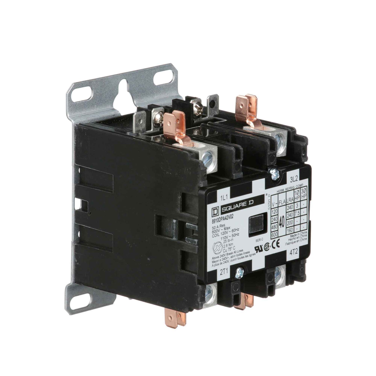 8910DPA42V02 - Square D - Definite Purpose Contactor