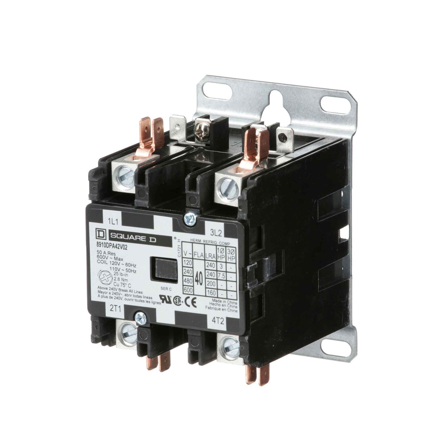 8910DPA42V02 - Square D - Definite Purpose Contactor