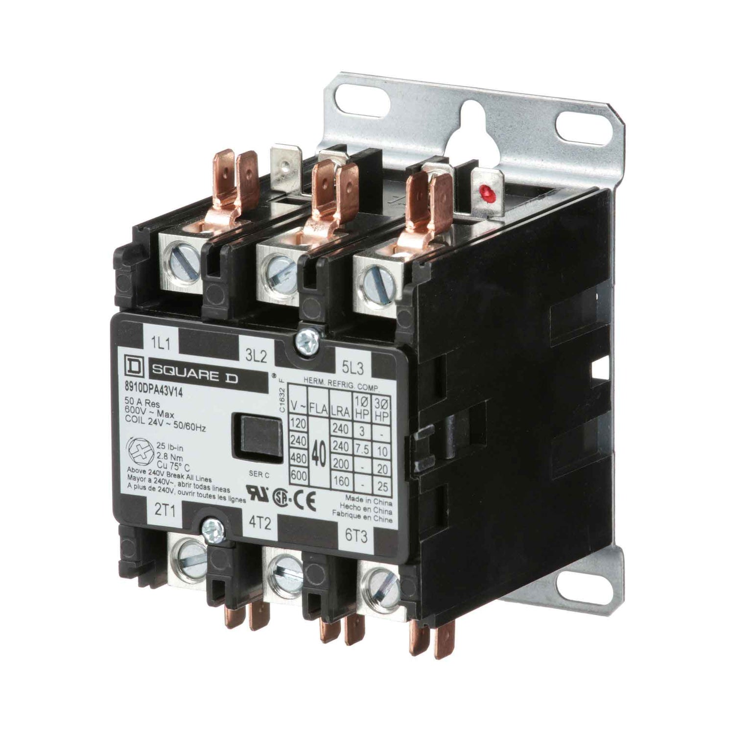 8910DPA43V14 - Square D - Definite Purpose Contactor