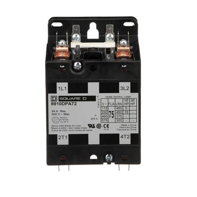 8910DPA72V09 - Square D - Definite Purpose Contactor