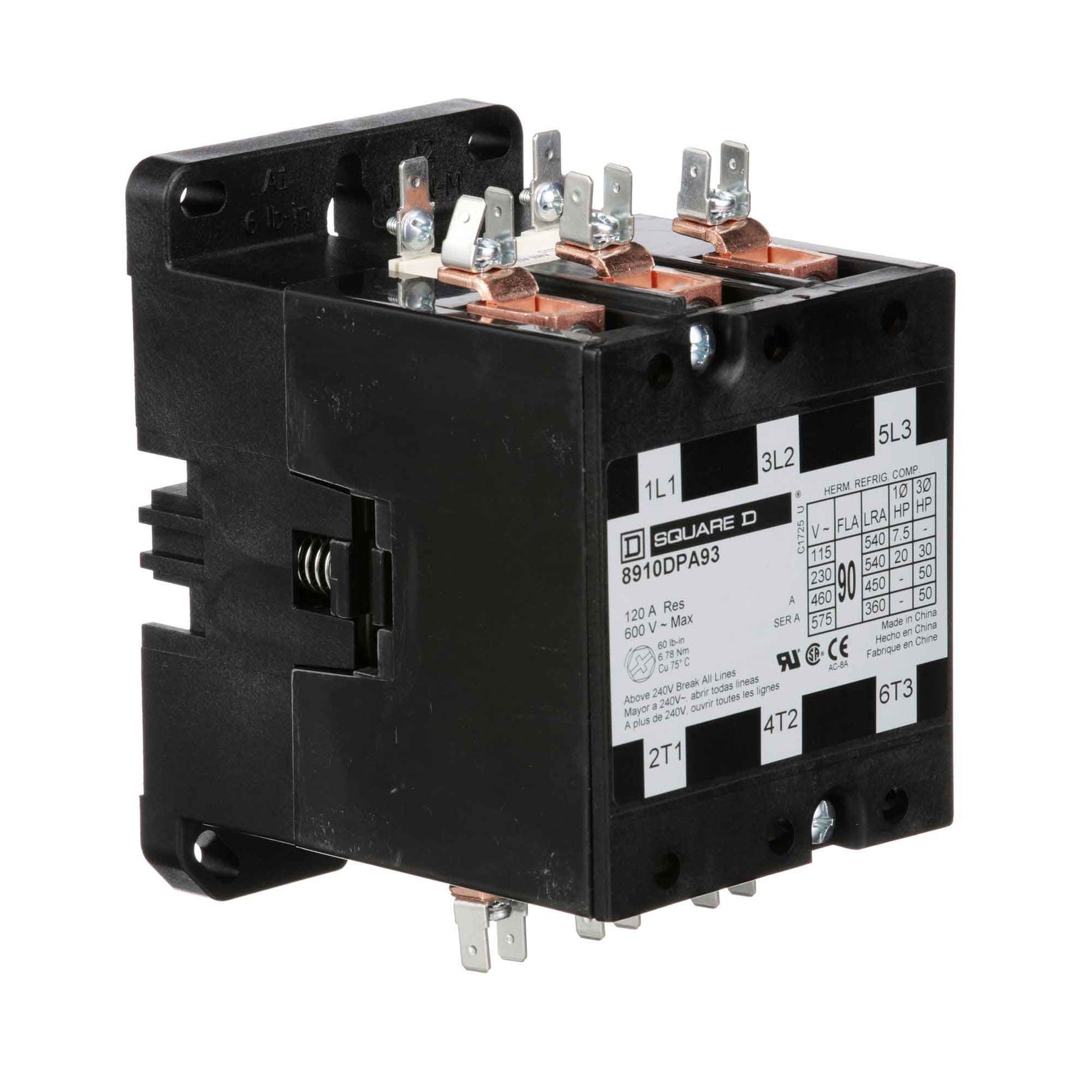 8910DPA93V06 - Square D - Definite Purpose Contactor