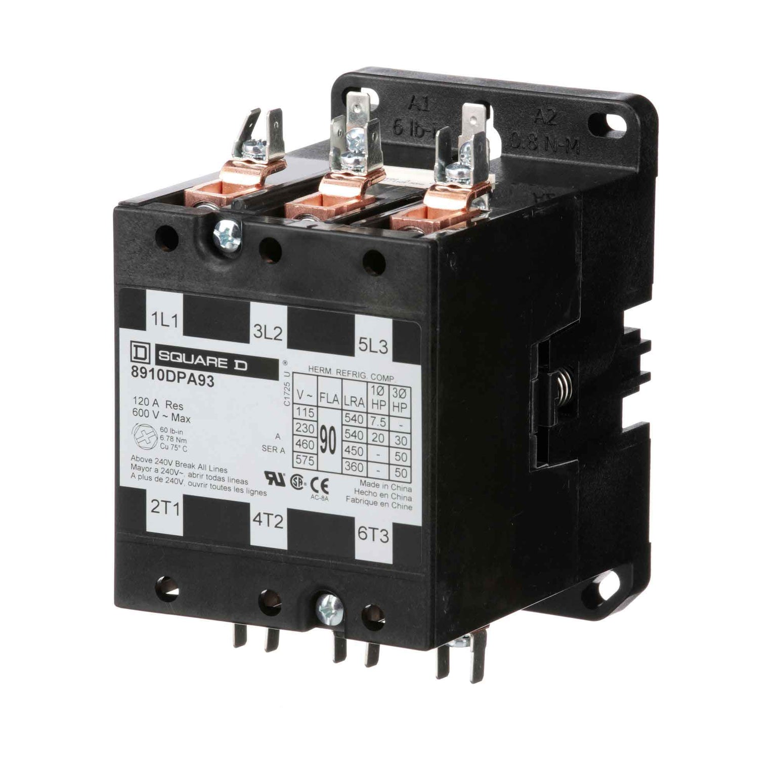 8910DPA93V06 - Square D - Definite Purpose Contactor