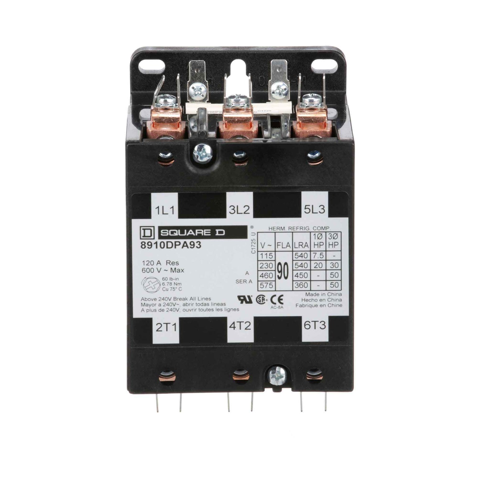 8910DPA93V14 - Square D - Definite Purpose Contactor