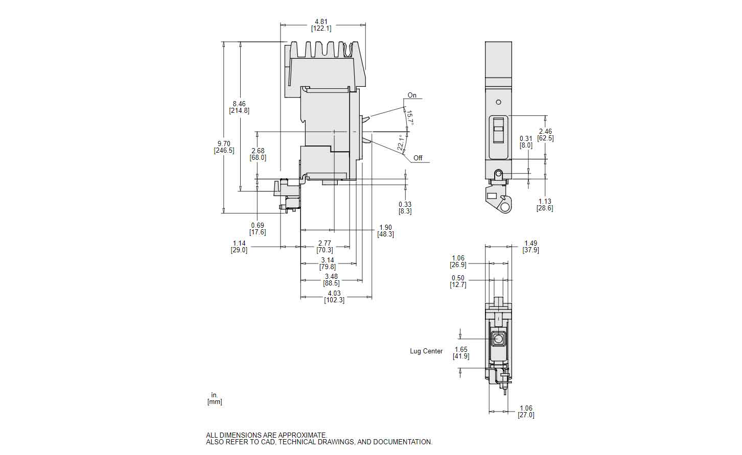 BDA160155 - Square D - Molded Case Circuit Breaker