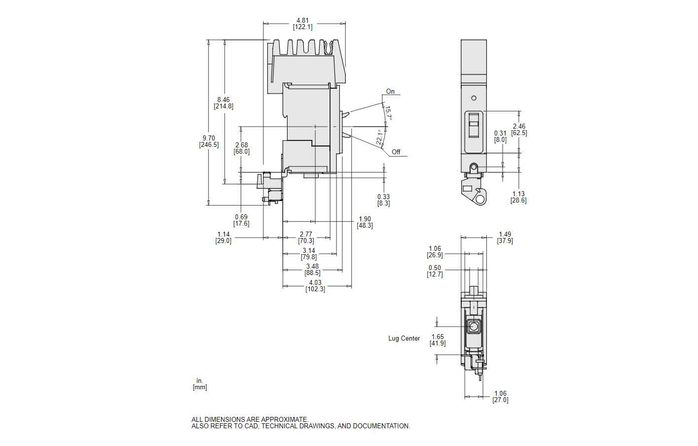 BDA160355 - Square D - Molded Case Circuit Breaker