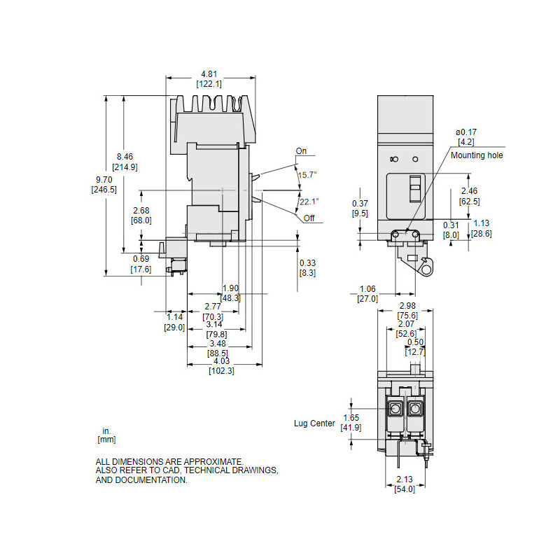 BDA261001 - Square D - Molded Case Circuit Breaker