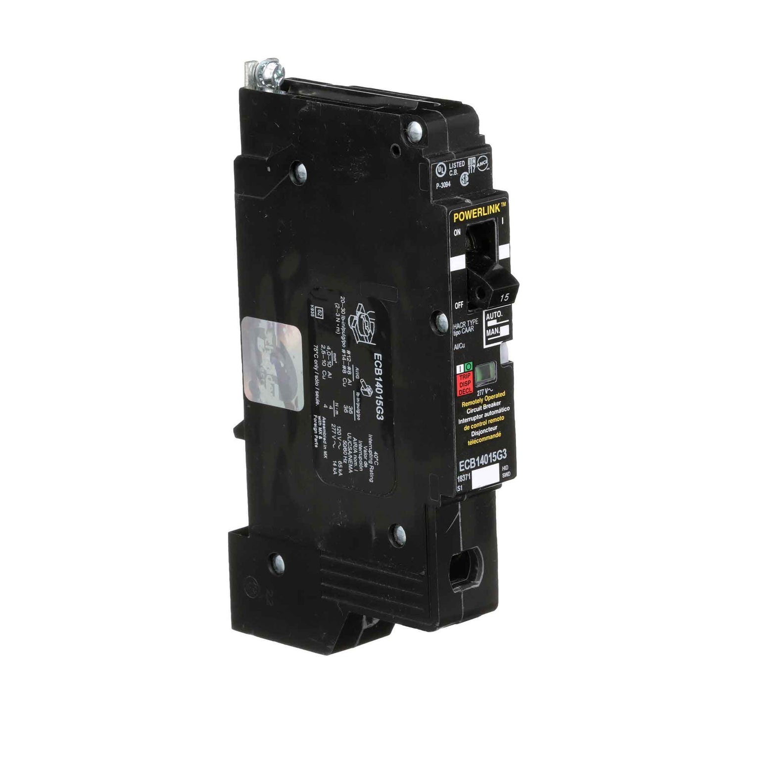 ECB14015G3 - Square D - Molded Case Circuit Breaker