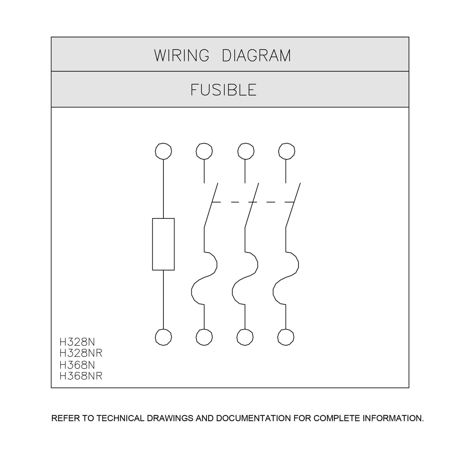 CH368N - Square D - Disconnect and Safety Switch