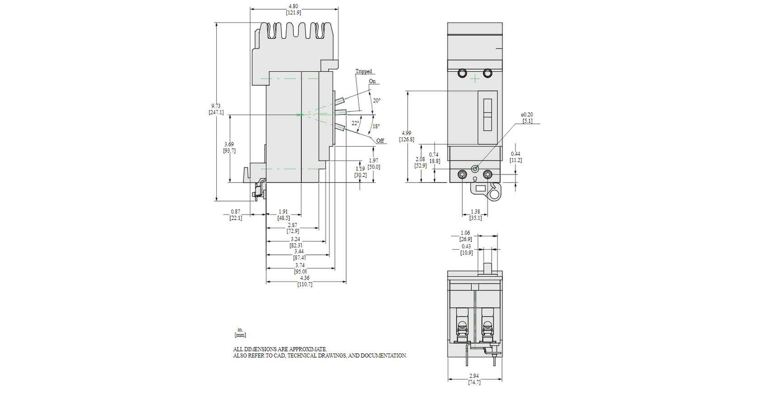 HGA260602 - Square D - Molded Case
 Circuit Breakers