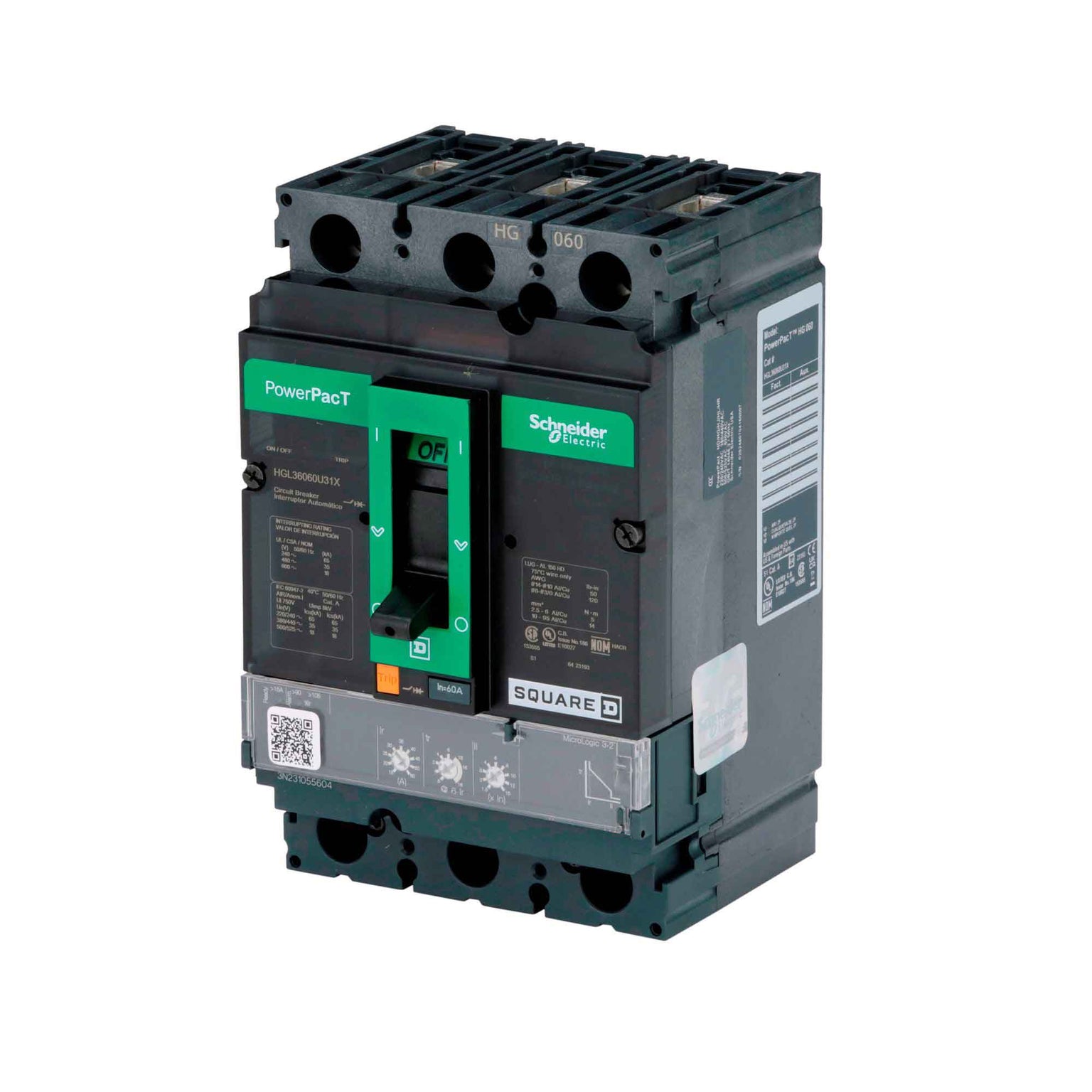 HGL36060U31X - Square D - Molded Case
 Circuit Breakers