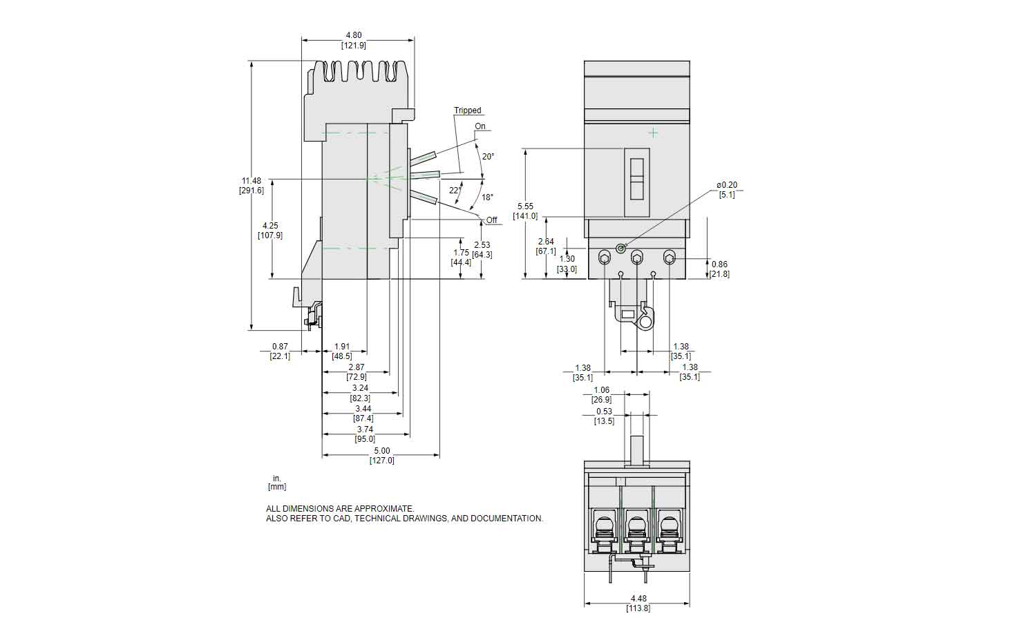 JRA36250U31X - Square D - Molded Case
 Circuit Breakers