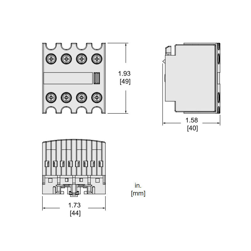 LADN22 - Square D - Auxiliary Contact Block