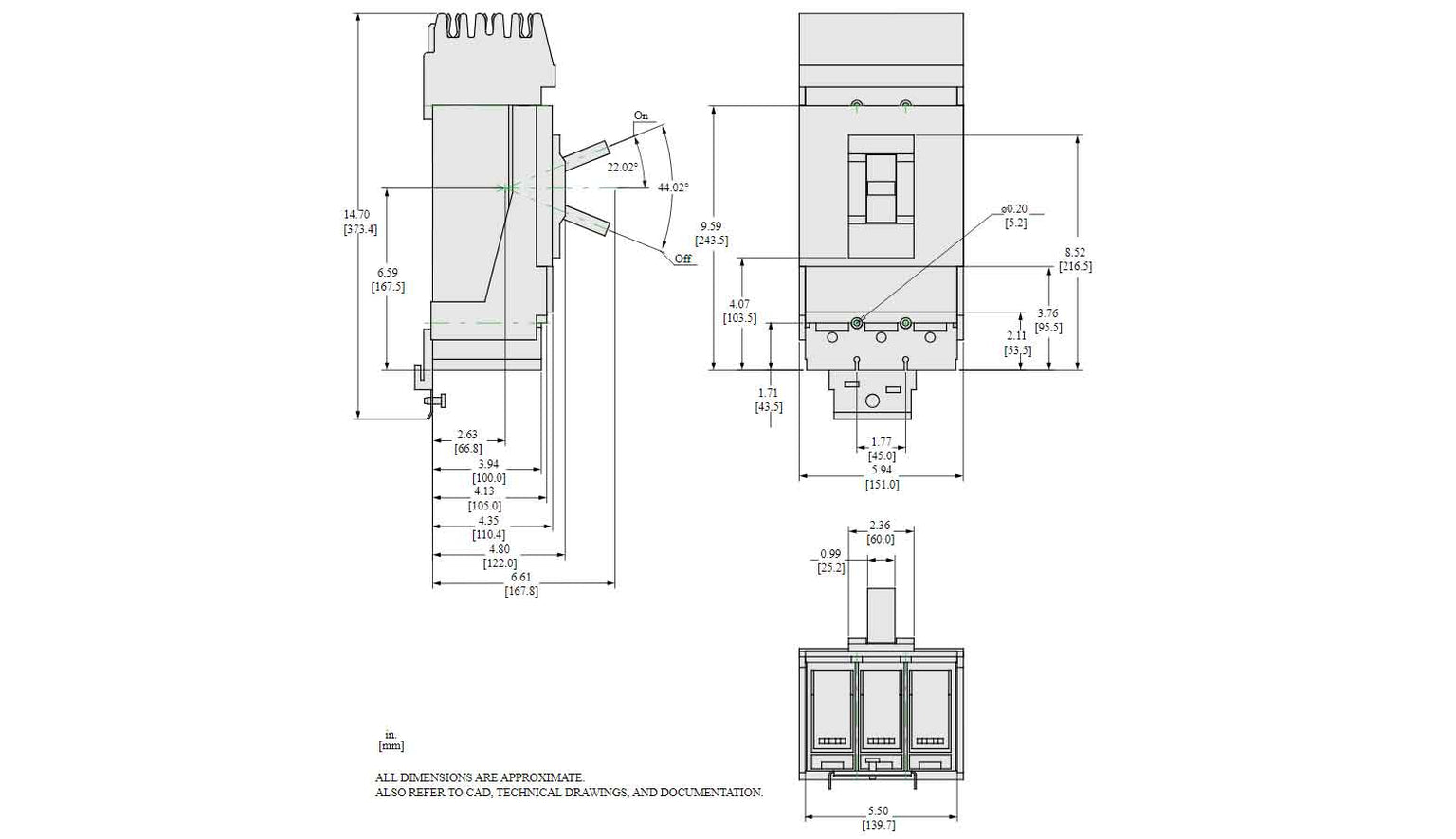 LDA36400U44X - Square D - Molded Case Circuit Breaker