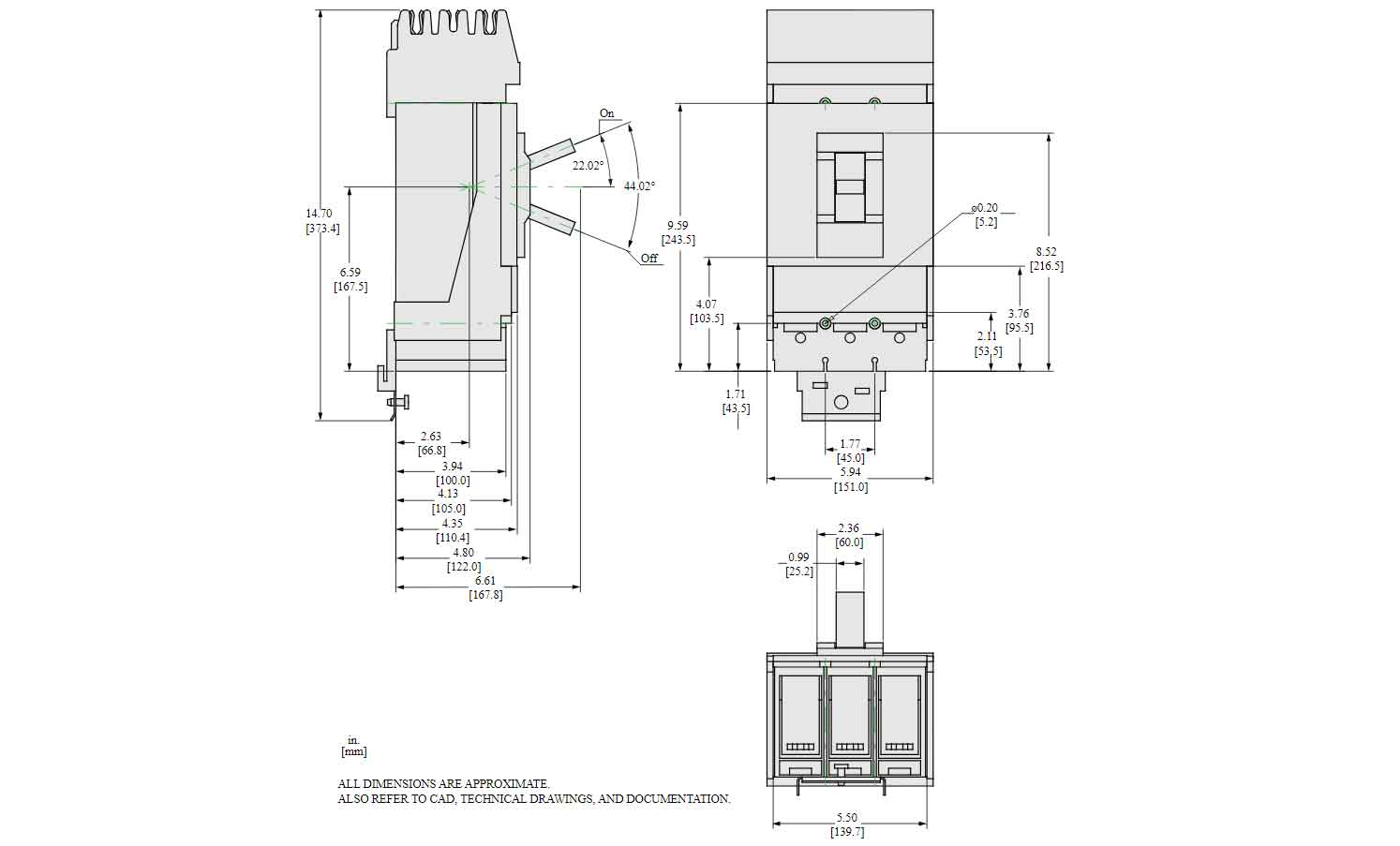 LGA36400U44X - Square D - Molded Case Circuit Breaker