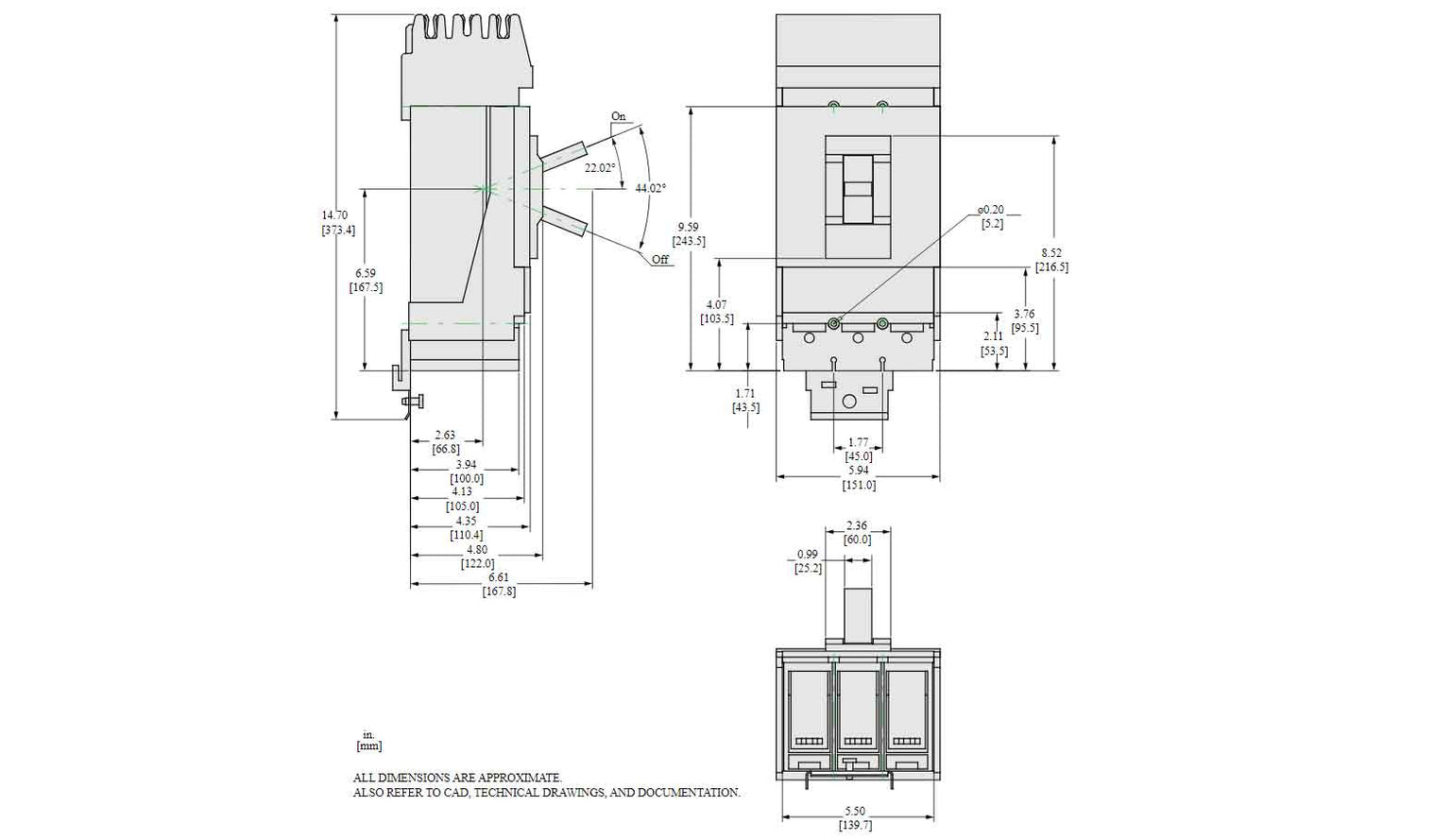 LGA36600U43X - Square D - Molded Case Circuit Breaker