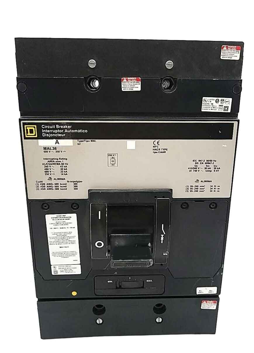 MAL36400 - Square D - Molded Case
 Circuit Breakers