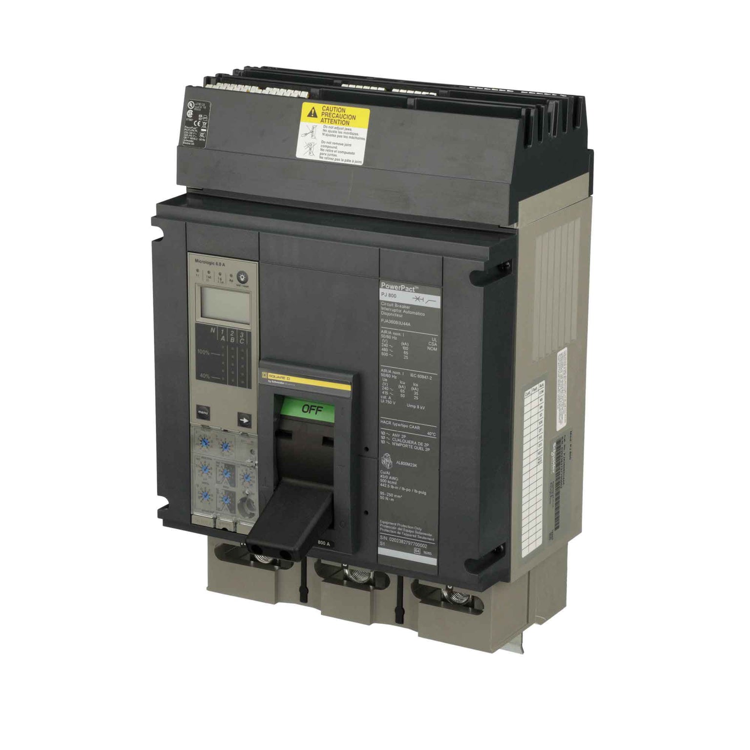 PJA36080U44A - Square D - Molded Case Circuit Breaker